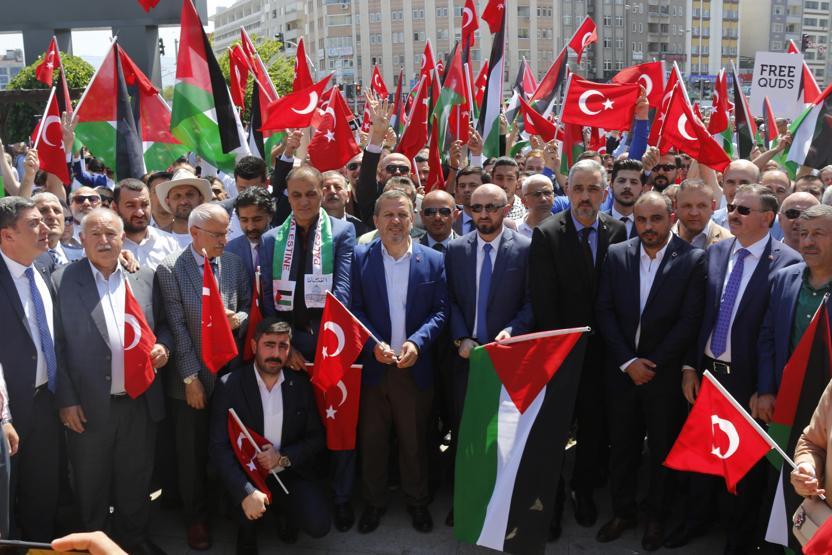 Türkiye Filistin için ayakta