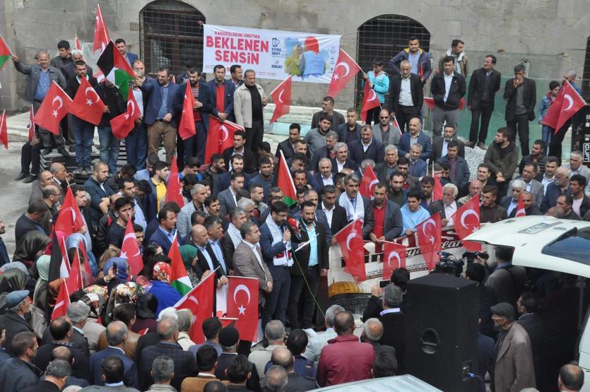 Türkiye Filistin için ayakta