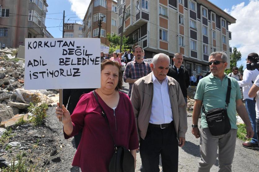 Akif Hamzaçebiden kentsel dönüşüm protestocularına destek