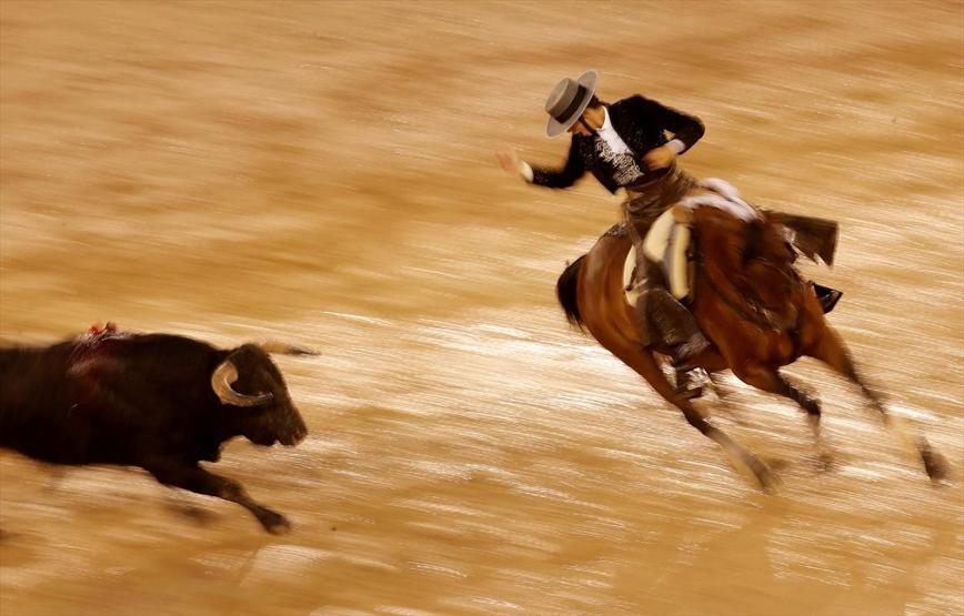 Kadın matador arenaya çıktı