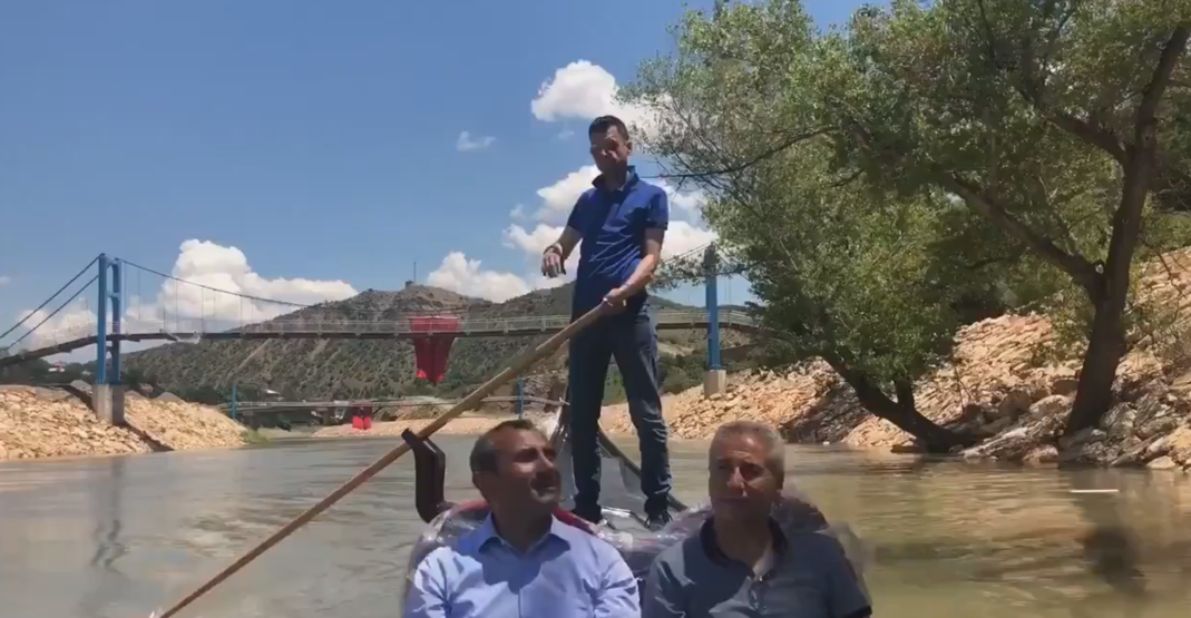 Venediki Tunceliye getirdi Munzurda Gondol dönemi