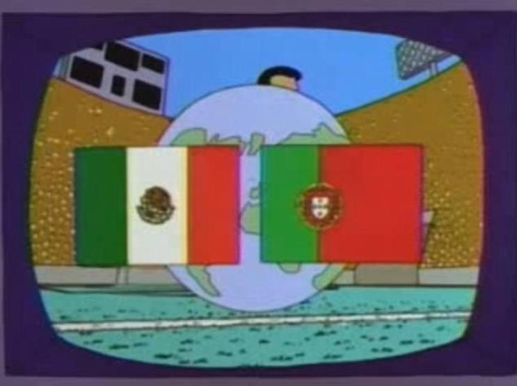 The Simpsonsın 21 yıl önceki bölümüne göre Dünya Kupası finalini Meksika ile Portekiz oynayacak