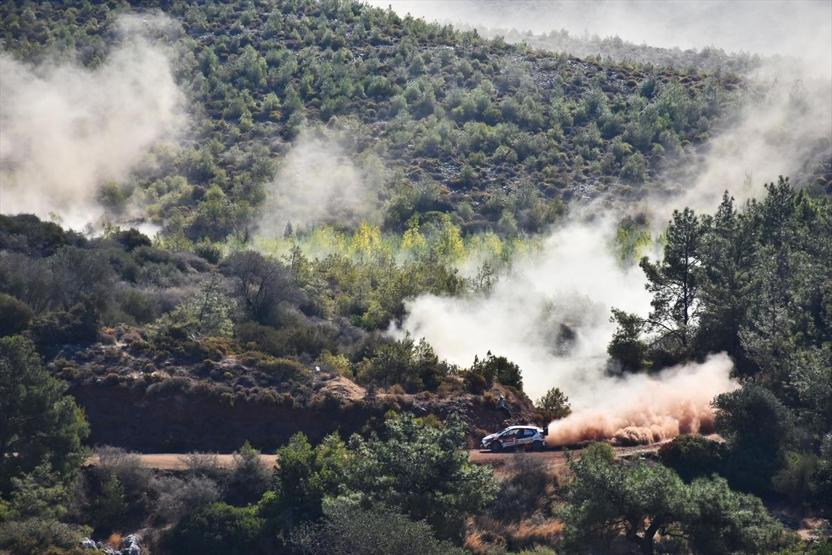 WRC Türkiye Rallisinden nefes kesen manzaralar