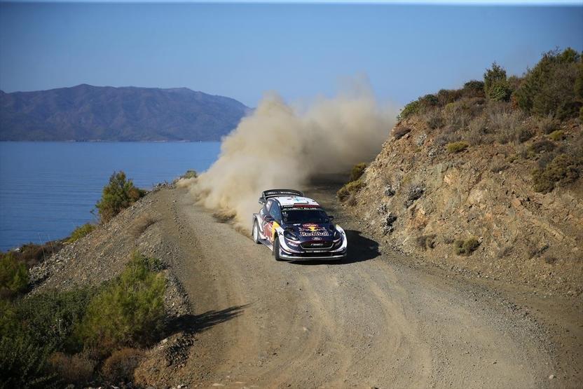 WRC Türkiye Rallisinden nefes kesen manzaralar