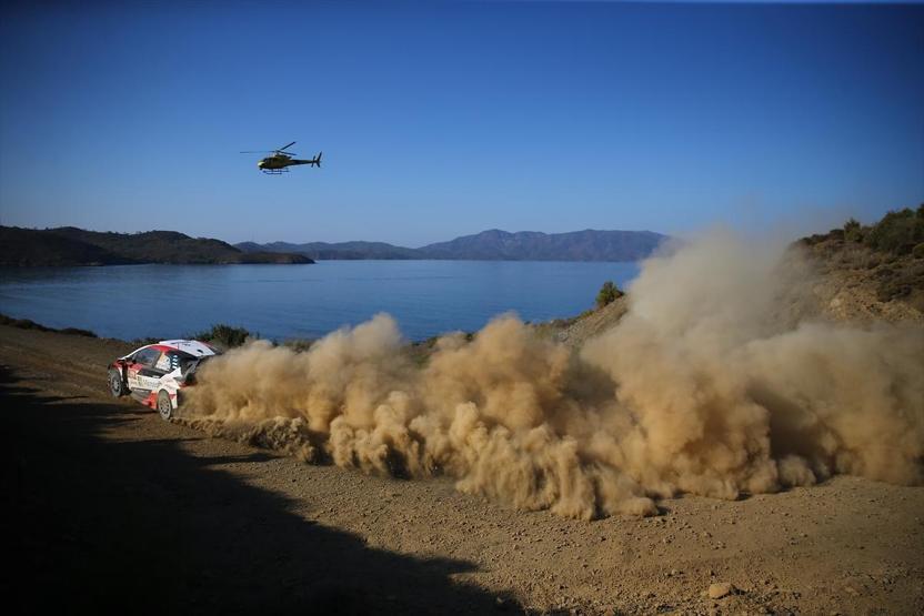WRC Türkiye Rallisinden nefes kesen manzaralar