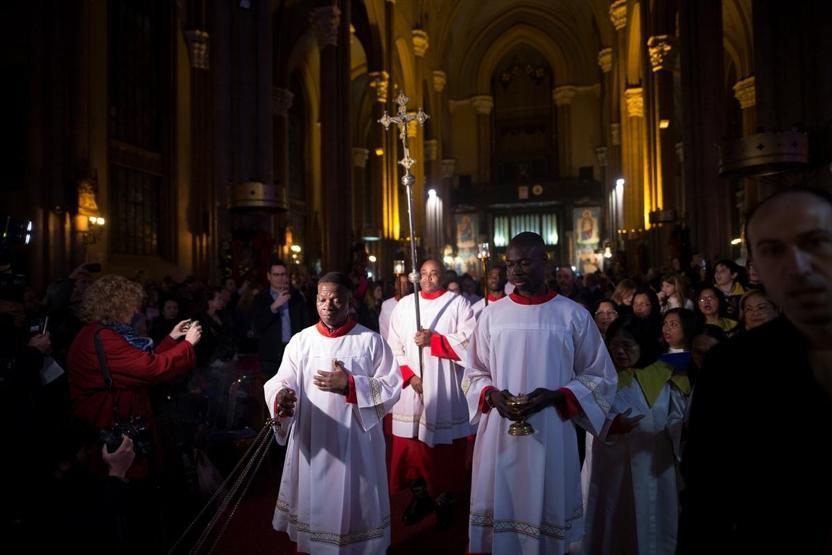 Katolik cemaati Saint Antuanda Noeli kutladı