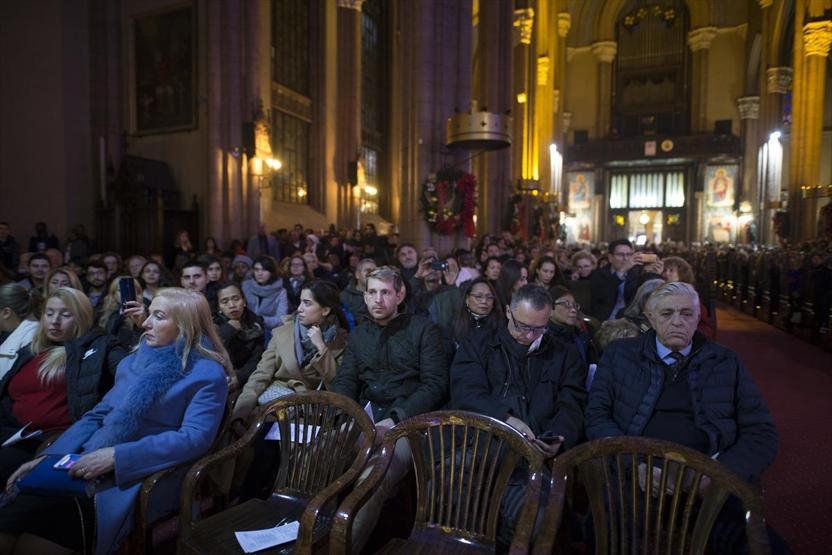 Katolik cemaati Saint Antuanda Noeli kutladı