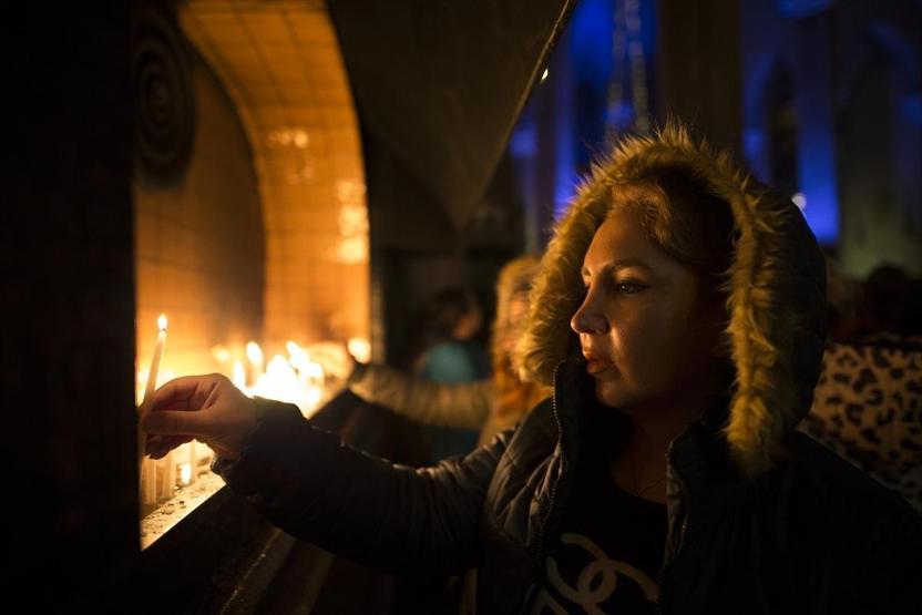 Katolik cemaati Saint Antuanda Noeli kutladı