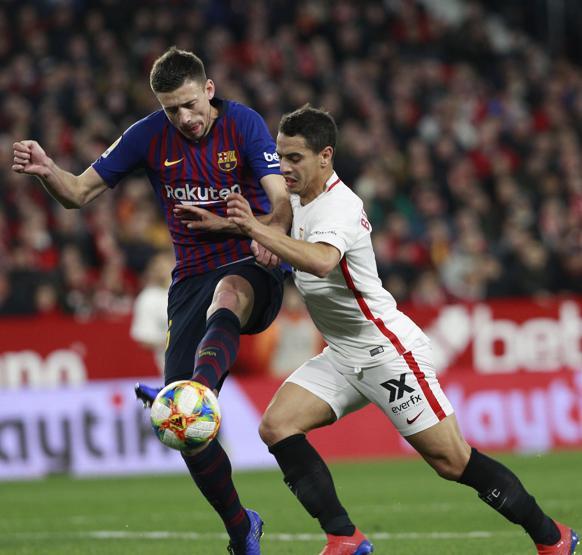 Sevilla Kral Kupasında Barcelonayı devirdi