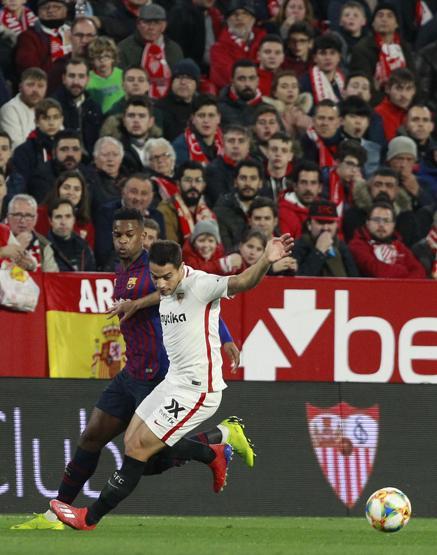 Sevilla Kral Kupasında Barcelonayı devirdi