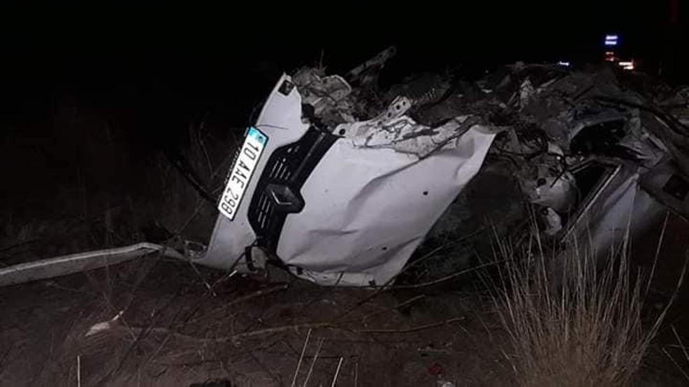 Dur ihtarına uymadı, ters şeritte kaza yaptı
