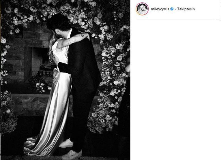Miley Cyrustan yeni düğün fotoğrafları