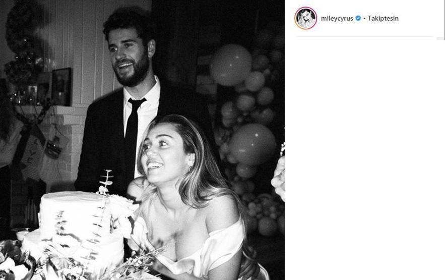 Miley Cyrustan yeni düğün fotoğrafları