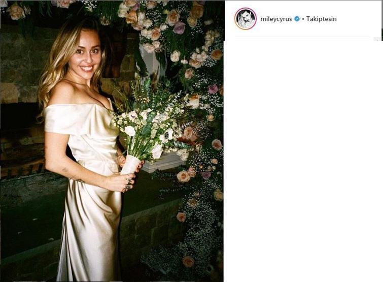 Miley Cyrustan yeni düğün fotoğrafları