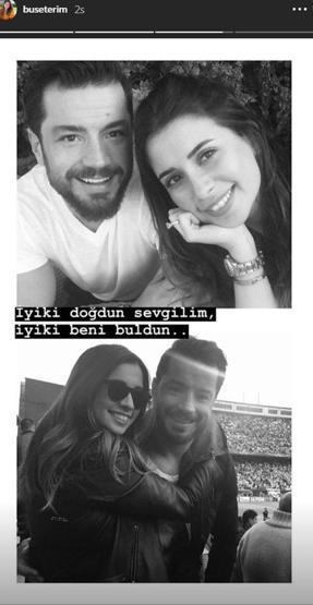 Buse Terimden eşine aşk dolu mesaj