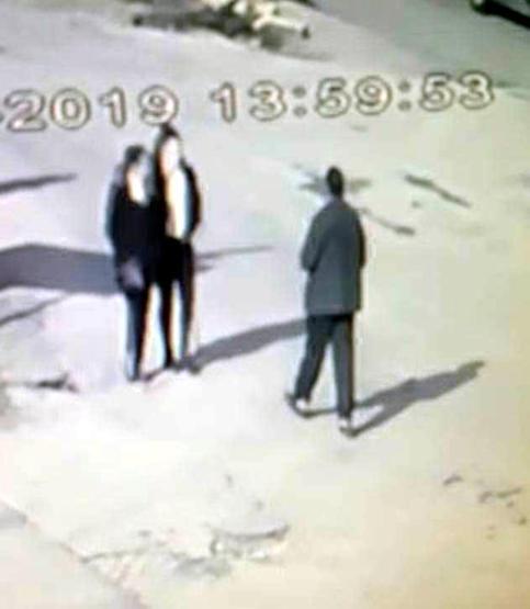 Edirnede 2 kadının yüzüne yakıcı sıvı atan saldırgan kamerada