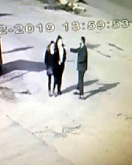 Edirnede 2 kadının yüzüne yakıcı sıvı atan saldırgan kamerada