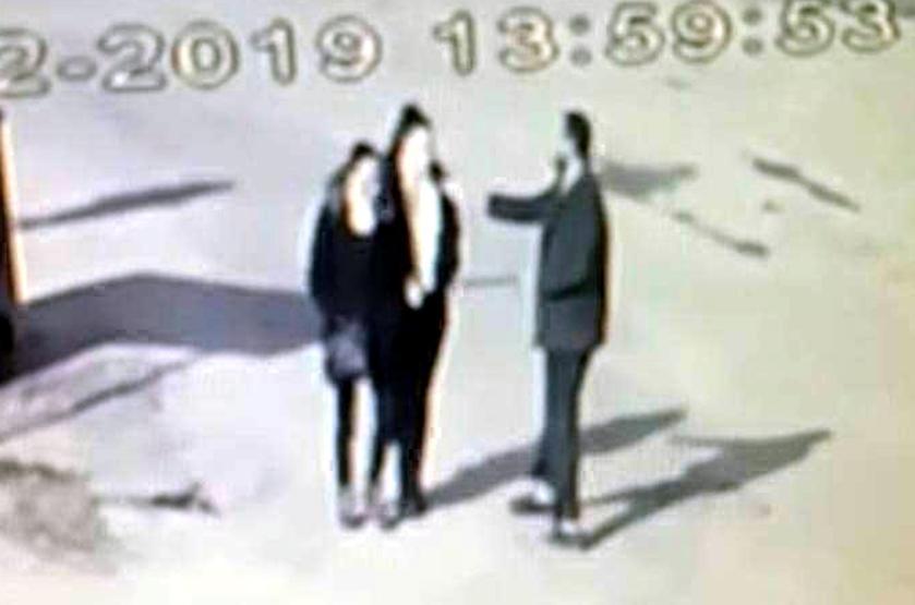 Edirnede 2 kadının yüzüne yakıcı sıvı atan saldırgan kamerada