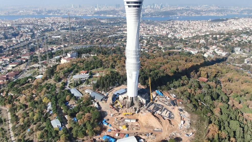 Çamlıca televizyon kulesinde sona geliniyor