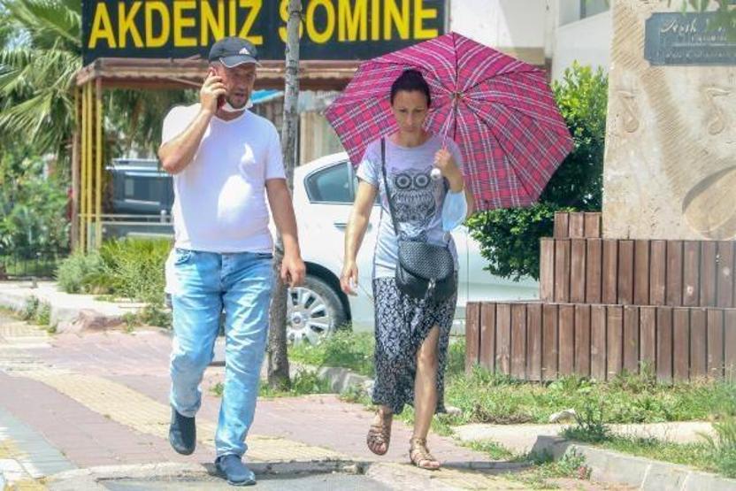 Antalyada termometreler 40 dereceyi gösterdi