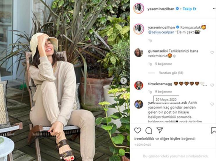 Yasemin Özilhanın terliklerinin fiyatı şoke etti