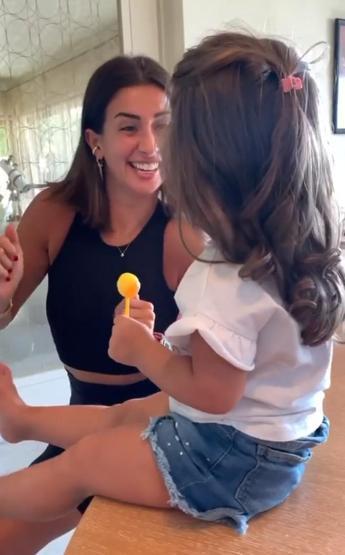 Buse ve Volkan Bahçekapılı çocuklar gibi eğlendiler
