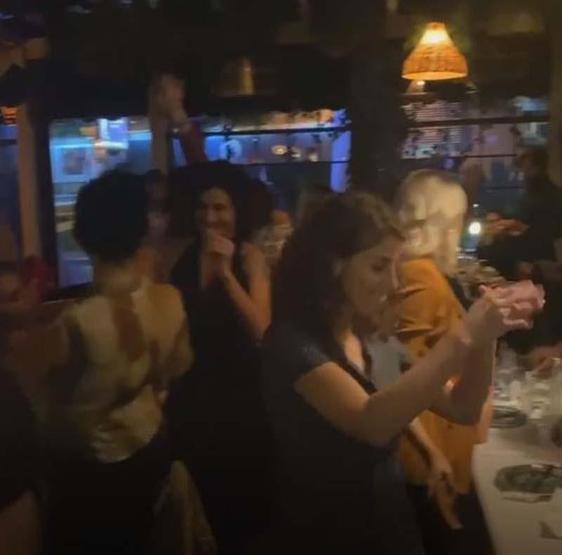 Son dakika... Şişlide akıl almaz görüntü; dansözlü korona eğlencesi kamerada