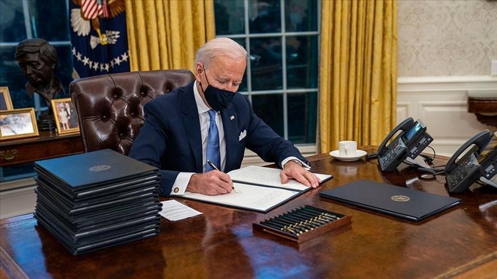 ABD Başkanı Biden 1,9 trilyon dolarlık Kovid-19 ekonomik destek paketini imzaladı