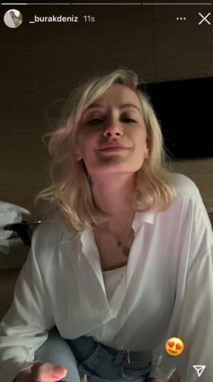 Didem Soydan, köpeği Köpük ile sörf yaptı