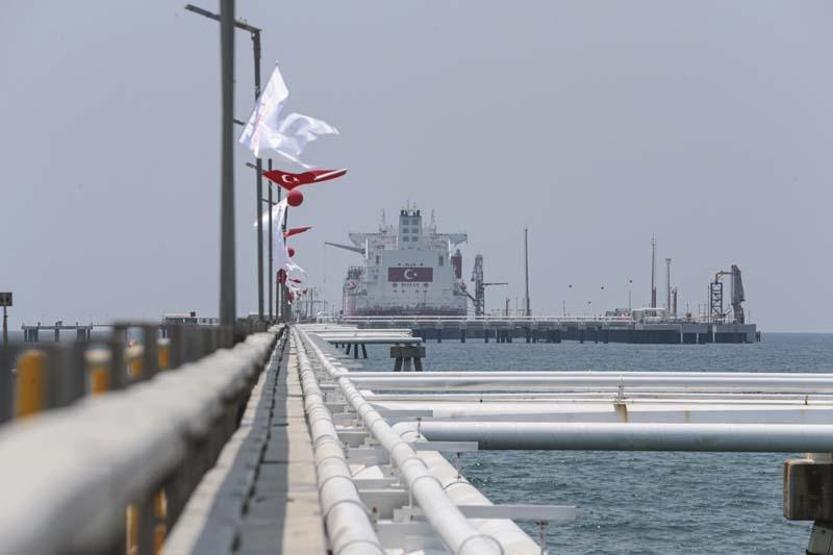 Türkiyenin ilk doğal gaz depolama gemisi Ertuğrul Gazi hizmete girdi