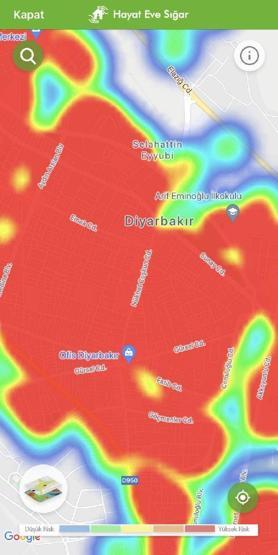 Risk haritası kırmızıya dönen Diyarbakırda uzman uyarısı