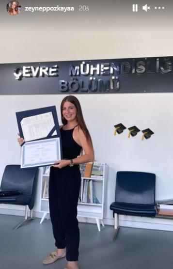 Sihirli Annemin Çileki Zeynep Özkaya mezun oldu