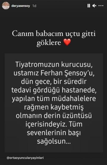 Derya Şensoyun pozu takipçilerini duygulandırdı