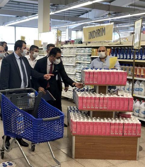 İstanbuldaki marketlerde eş zamanlı fiyat ve etiket denetimi