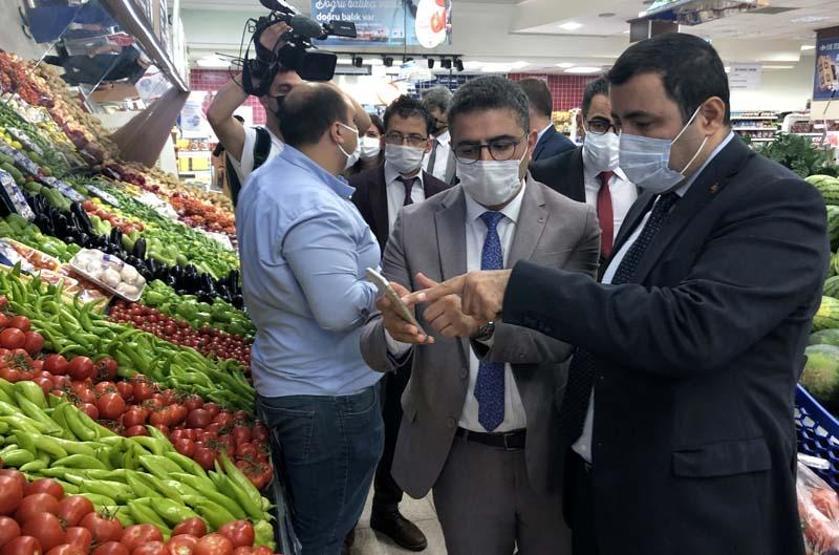 İstanbuldaki marketlerde eş zamanlı fiyat ve etiket denetimi