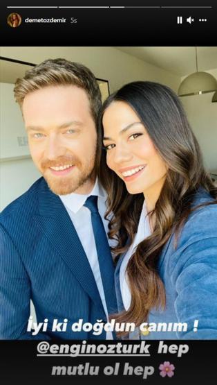 Demet Özdemir, Engin Öztürkün doğum gününü böyle kutladı