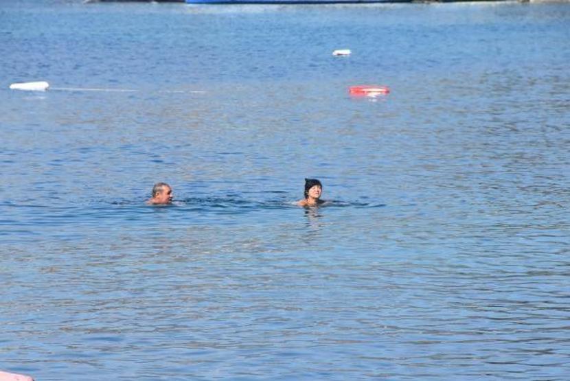 Bodrumda ekim ayında deniz keyfi
