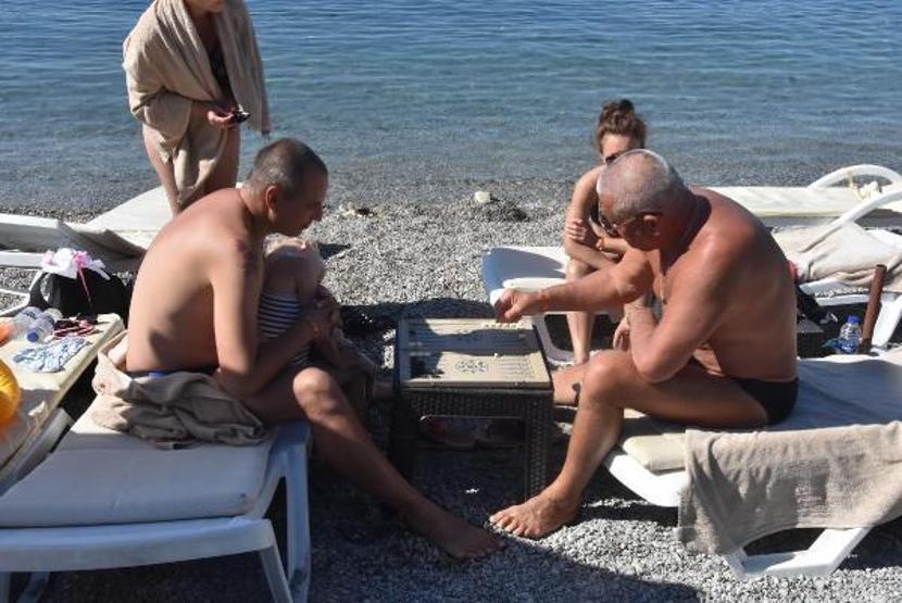 Bodrumda ekim ayında deniz keyfi