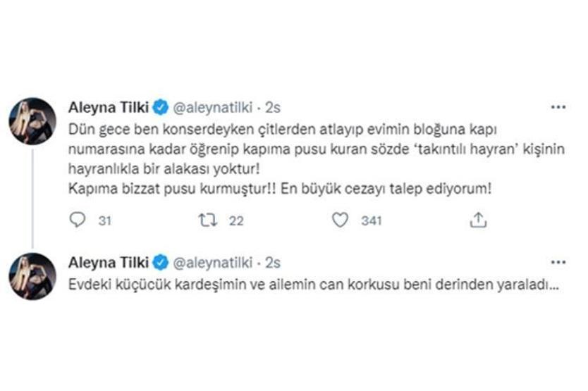 Aleyna Tilki ve ailesini korkutan hayran