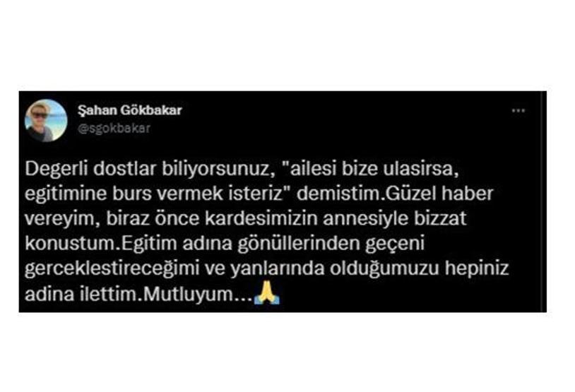 Öğretmenin dayak attığı öğrenciye Şahan Gökbakar sahip çıktı