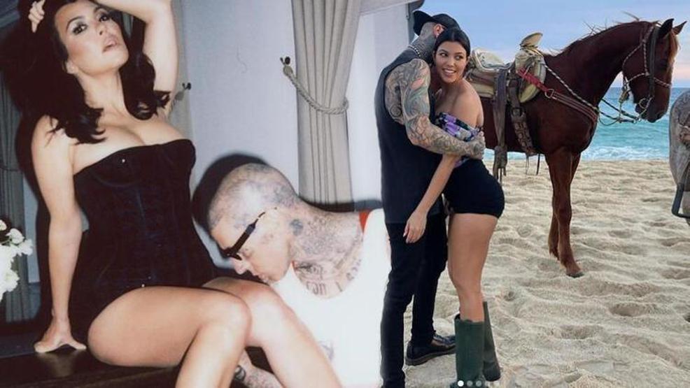 Kourtney Kardashian ve Travis Barker evlendi