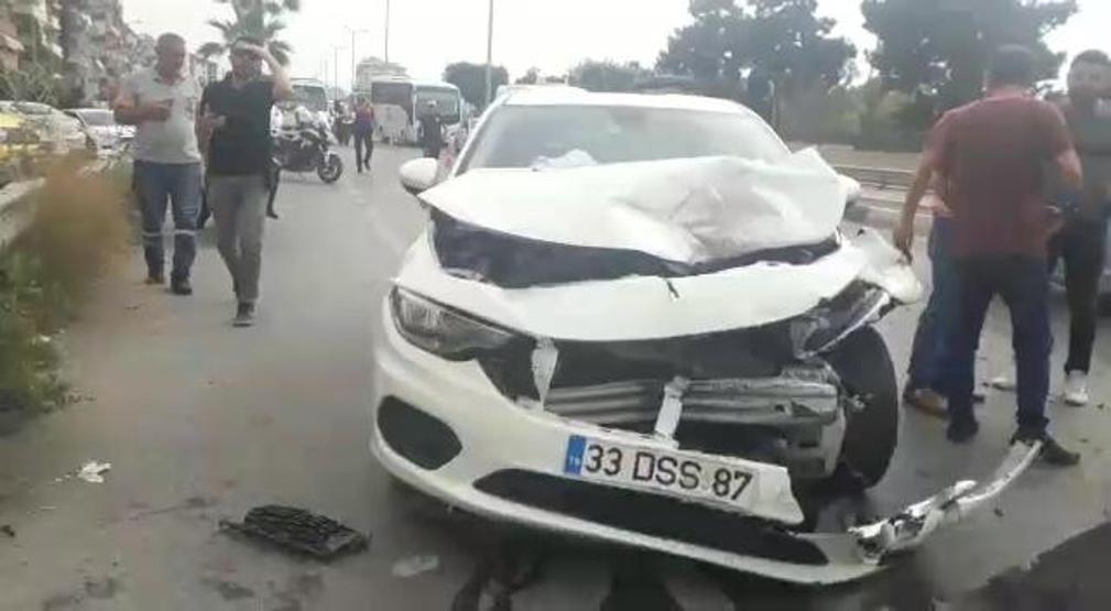 İntihar girişimini izlemeye koyuldular: Zincirleme kaza meydana geldi