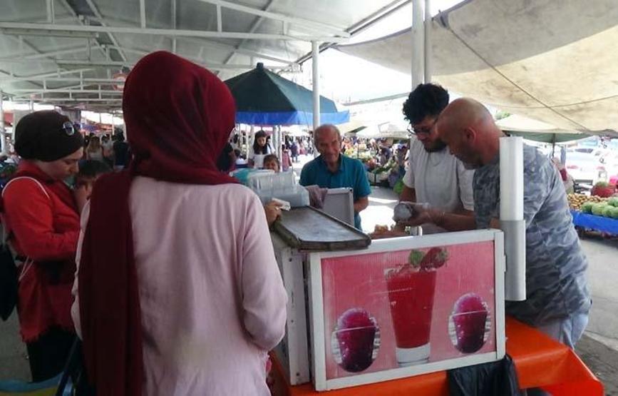Sıcak yaz aylarının vazgeçilmezi ‘Kar şerbeti’