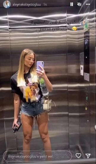 Survivor Aleyna, ayna pozuyla olay oldu
