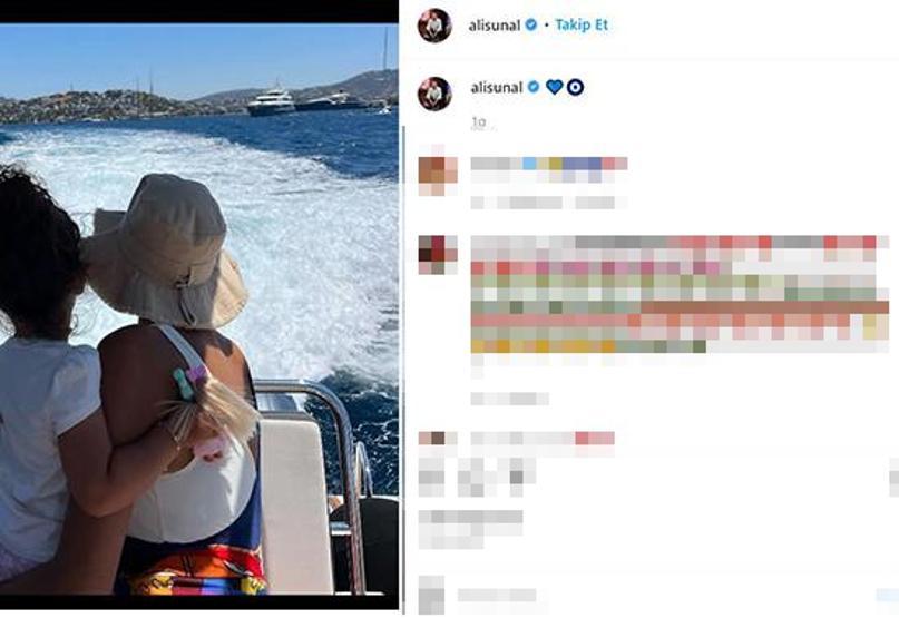 Ali Sunal eşi ve kızını paylaştı