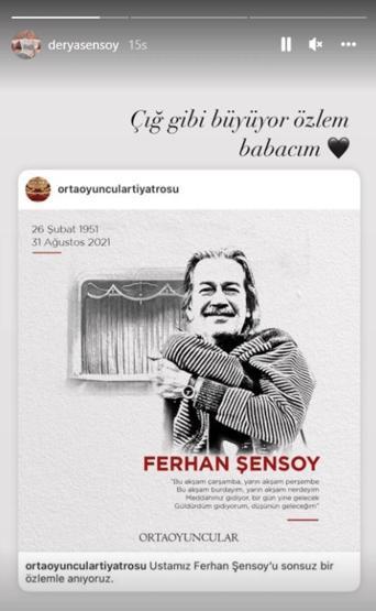 Ferhan Şensoy ölüm yıl dönümünde unutulmadı