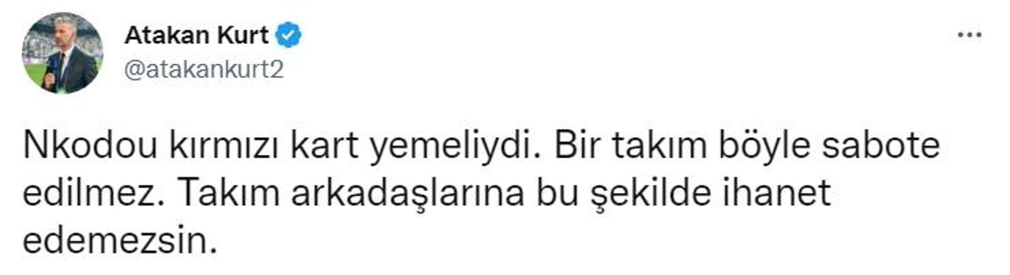 Tümer Metin'den hakem Attila Karaoğlan'a tepki: Pes!