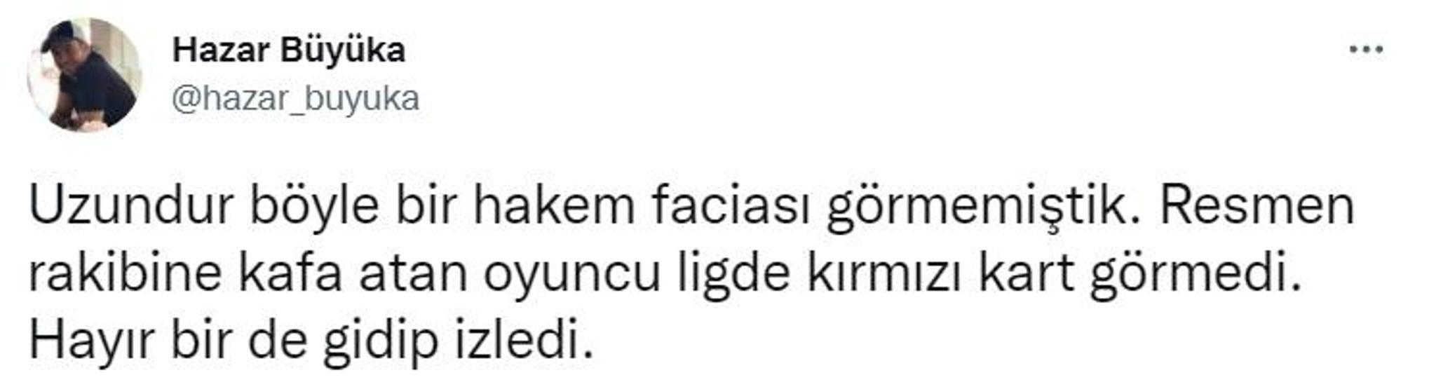 Tümer Metin'den hakem Attila Karaoğlan'a tepki: Pes!