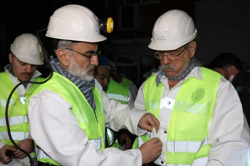 Amasra Maden Kazasını Araştırma Komisyonu Zonguldakta madene indi