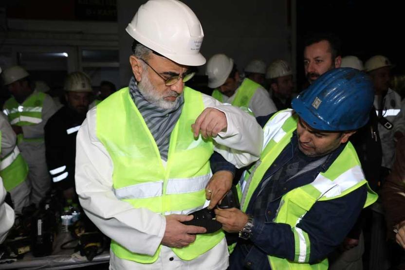 Amasra Maden Kazasını Araştırma Komisyonu Zonguldakta madene indi